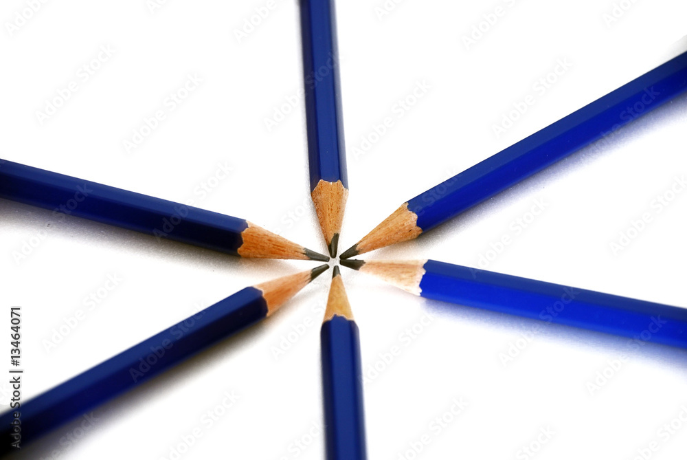 Naklejka premium wheel of pencil