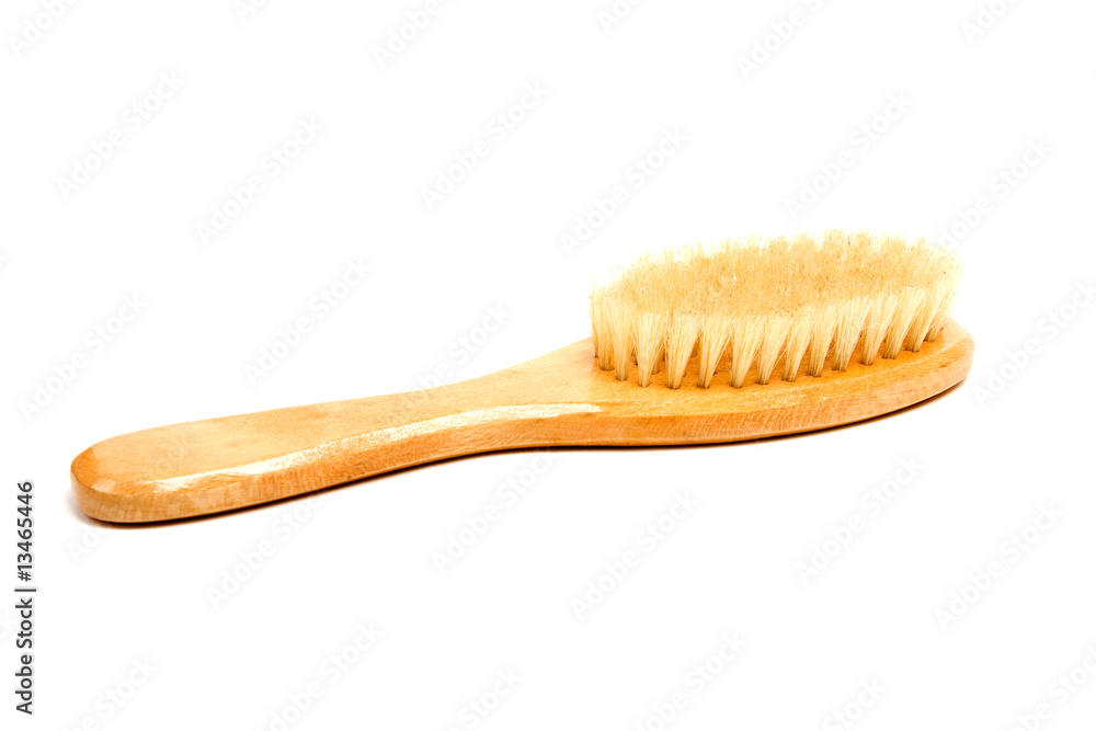 Bath brush isolated on white. Bath brush isolated on white.