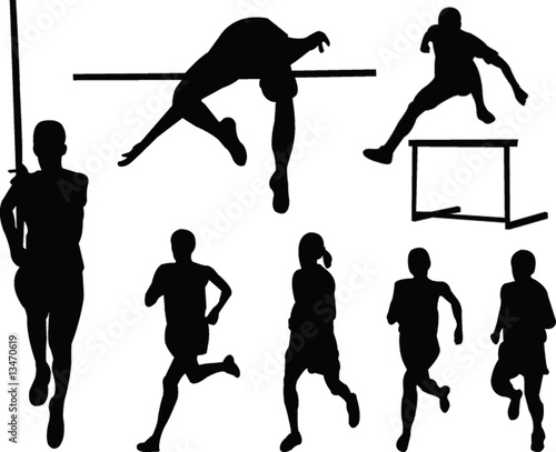 athletics collection - vector