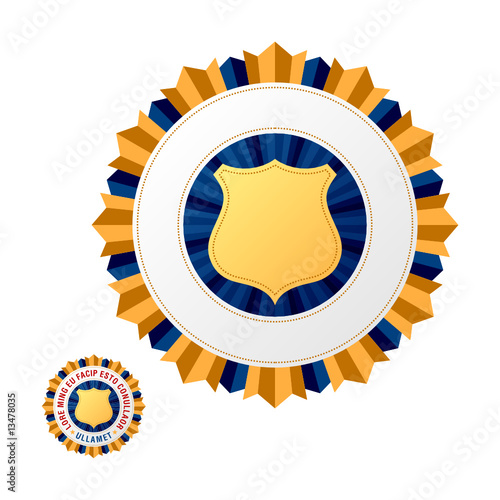 Emblem. Vector. All text is...