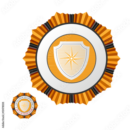 Emblem. Vector. All text is...