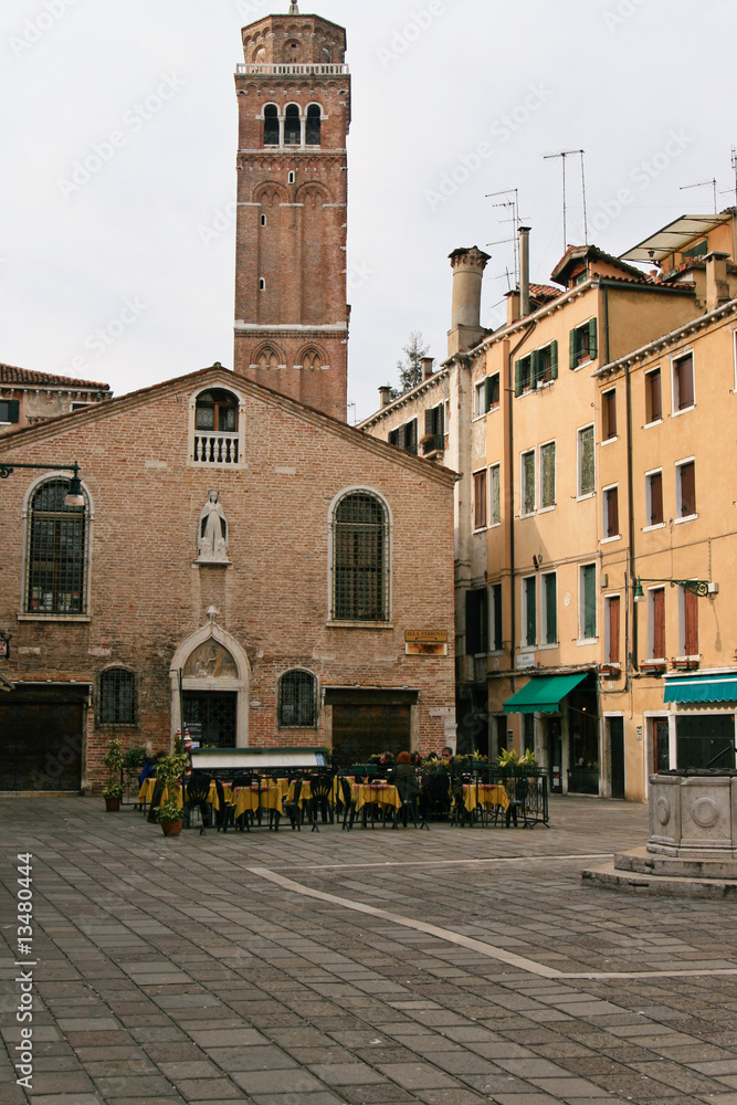 San Maurizio, Kirchturm, schiefer Turm, Venedig
