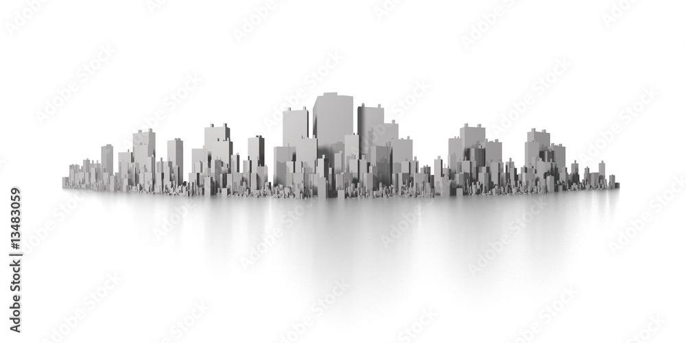 big city skyline panorama