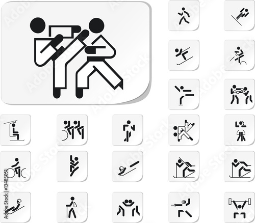 Set on sports subjects