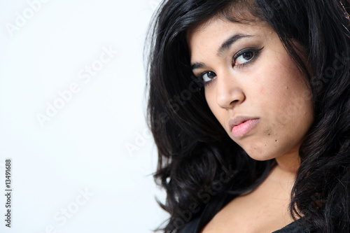 Beautiful Young Mixed Race Woman