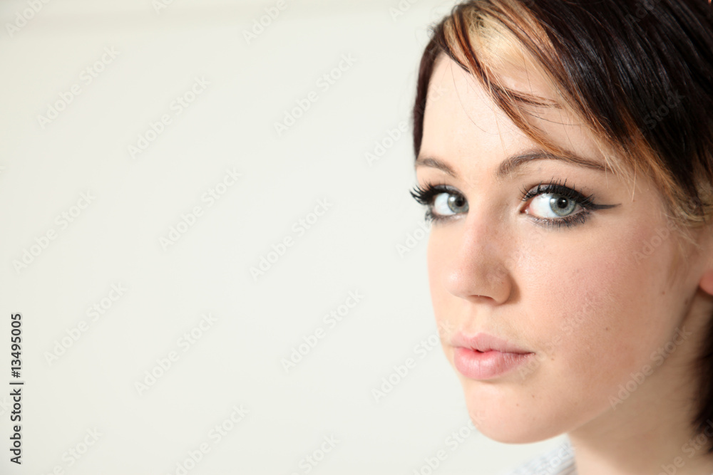 Naklejka premium Beautiful Young Woman