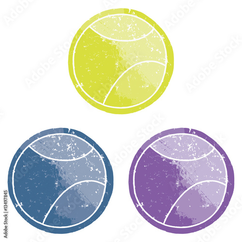 Tennis Balls Vector