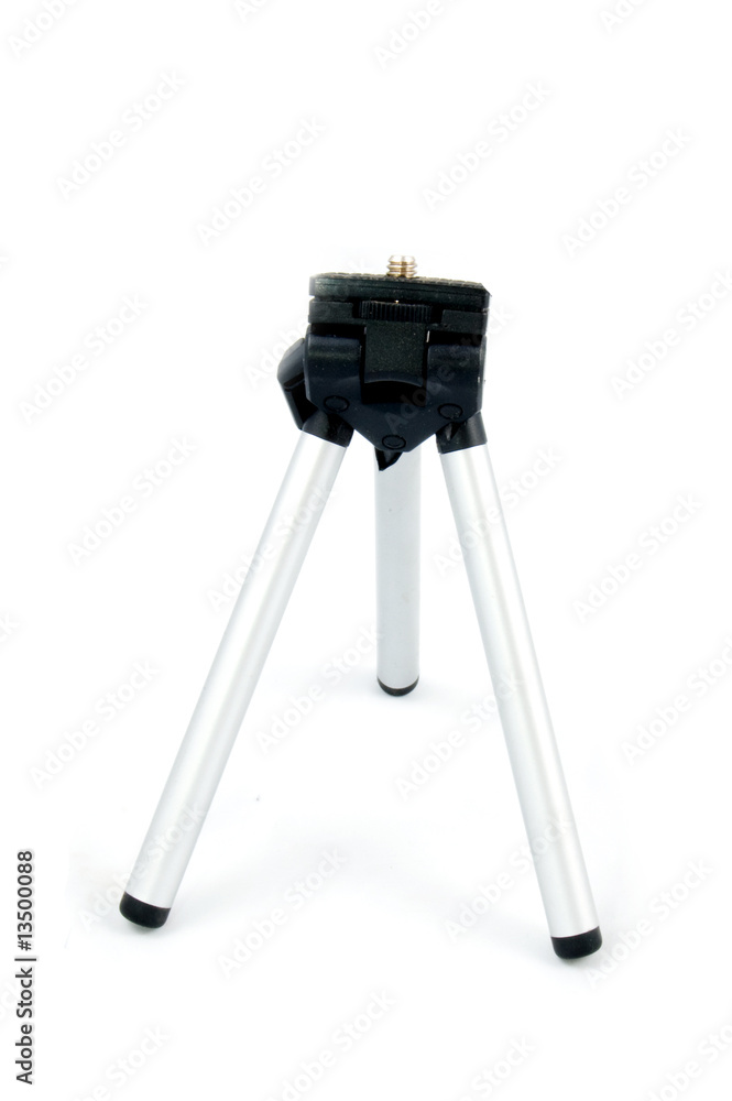 Small tripod isolated on white background Small tripod isolated on white background