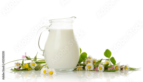 brocca di latte photo