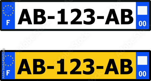 Nouvelles plaques d'immatriculation 2009