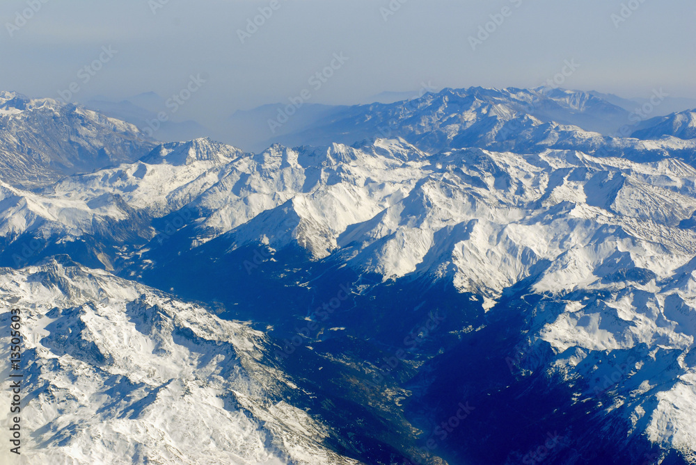The Alps mountain in Scwitzerland