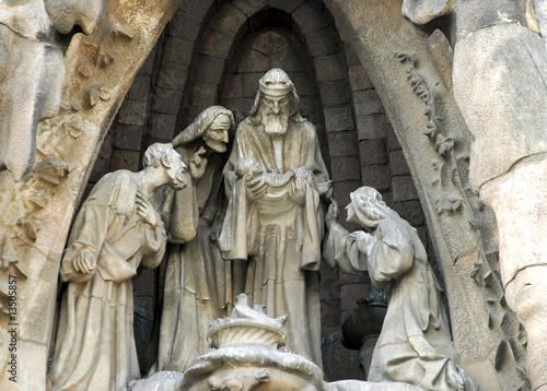 Sagrada familia church in Barcelona