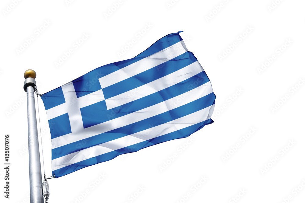 Obraz premium drapeau grèce