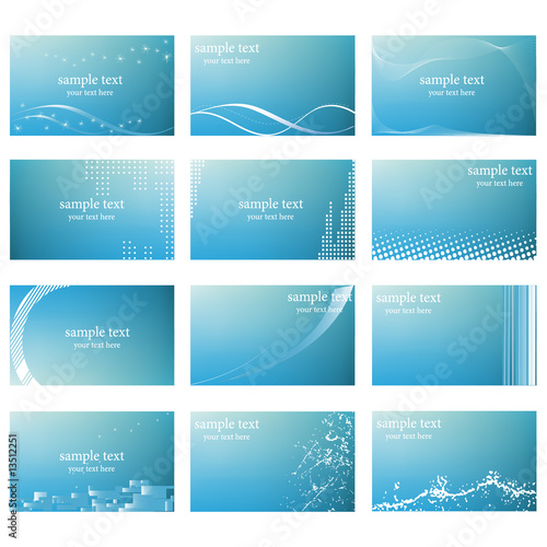 abstract Business card templates