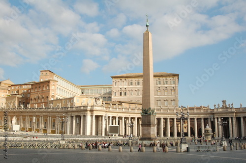 San Pietro Square in Vatican City, Rome, Italy