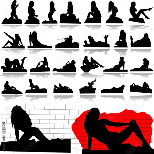 hot sexy woman illustration