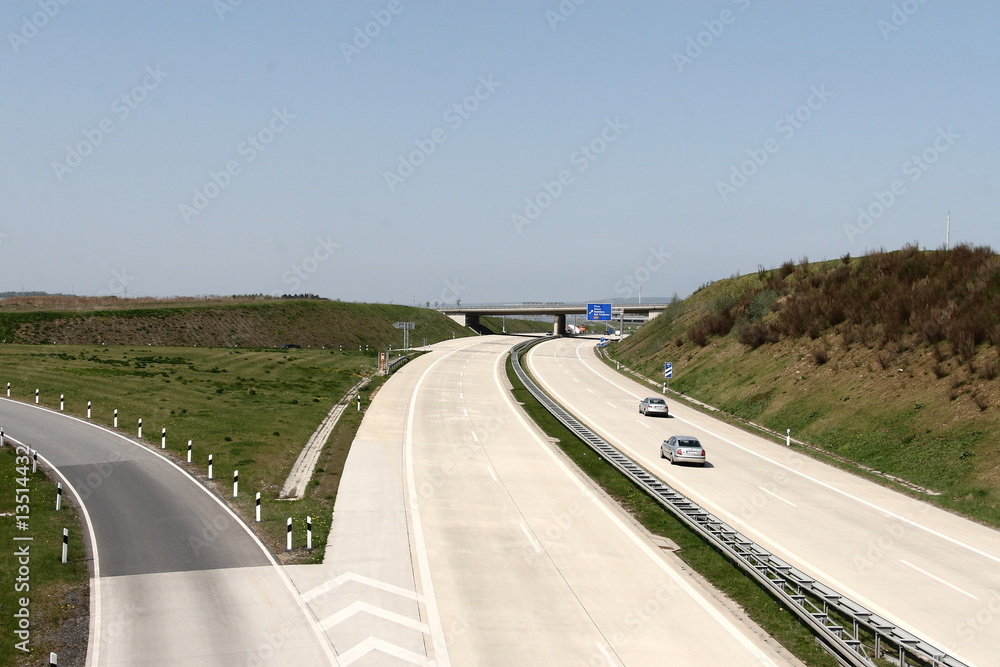 Fototapeta premium Autobahn
