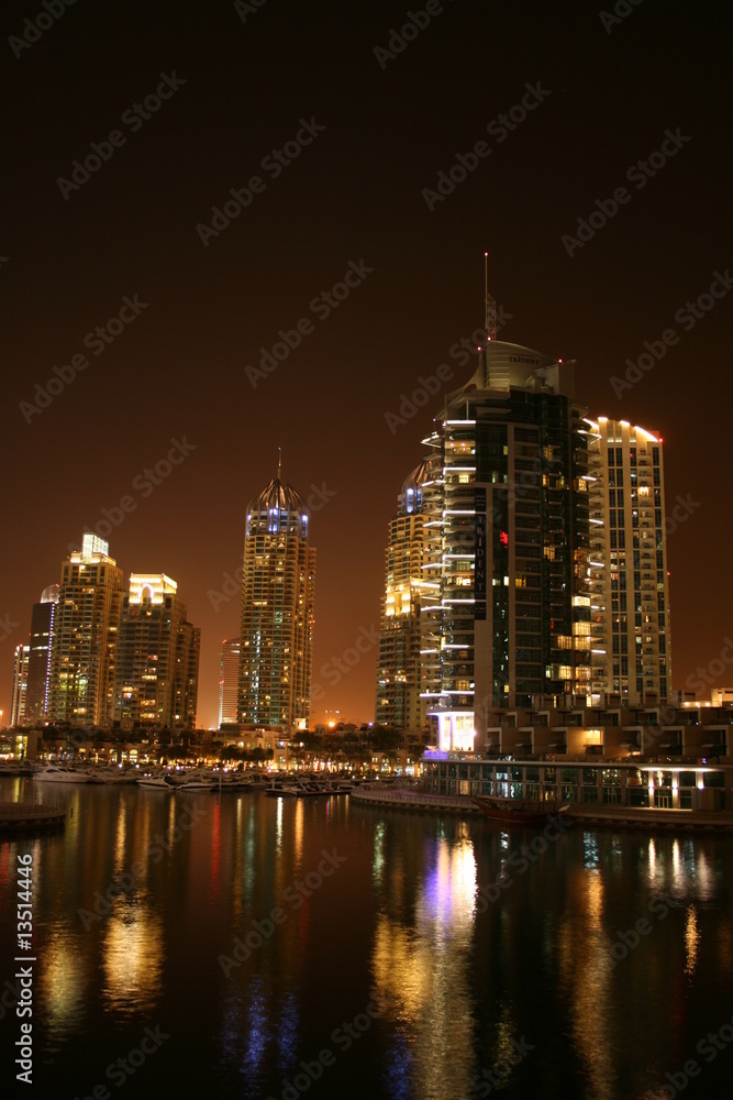 Dubai Marina by Night