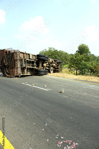 Accident of a Truck