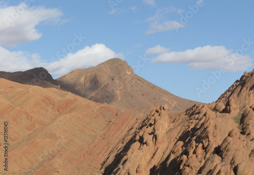 Montagnes de l Atlas au Maroc