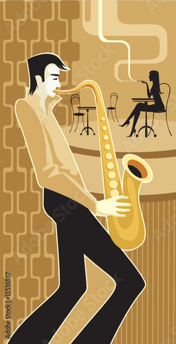 Saxophone player