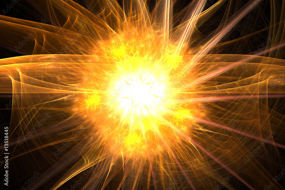 Abstract star explosion background