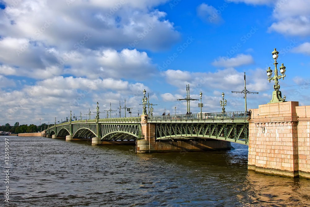 Troitsky Bridge, St.Petersburg, Russia