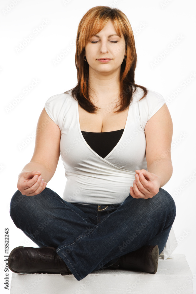 Deep in meditation Deep in meditation