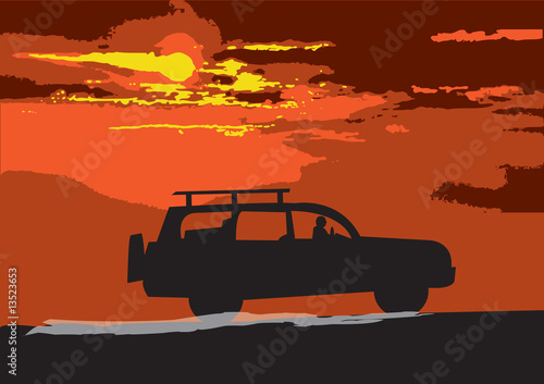 Through the desert