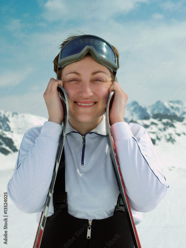 Happy skier Happy skier