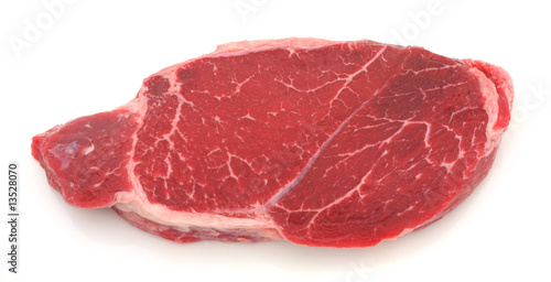 Unseasoned London broil steak