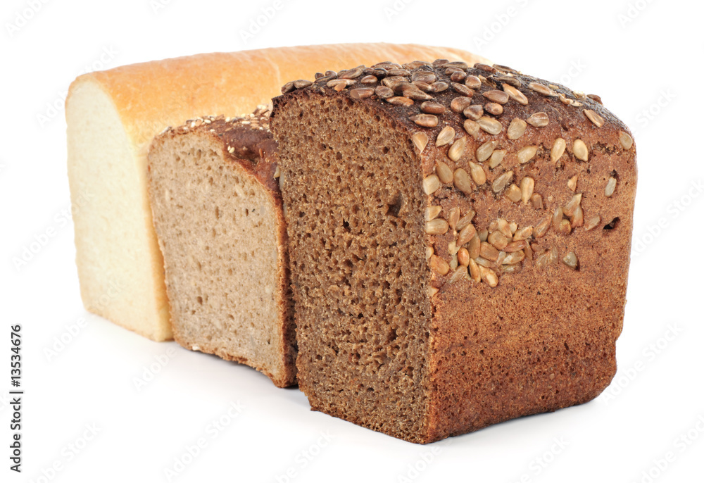 Three kinds of bread Three kinds of bread