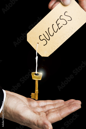 handed key to success