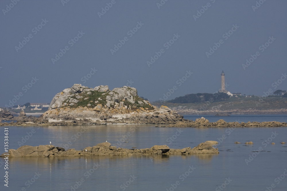 rocks on a beach in brittany rocks on a beach in brittany