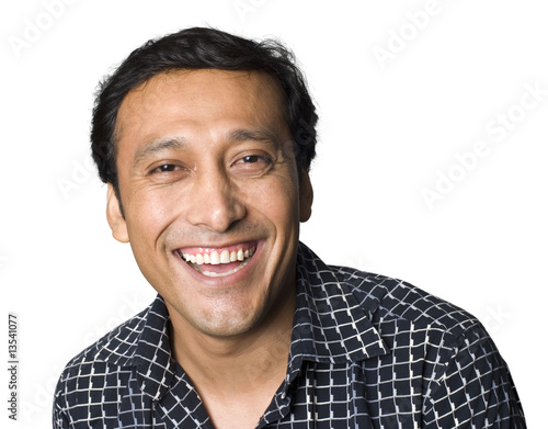 portrait of Latino man smiling