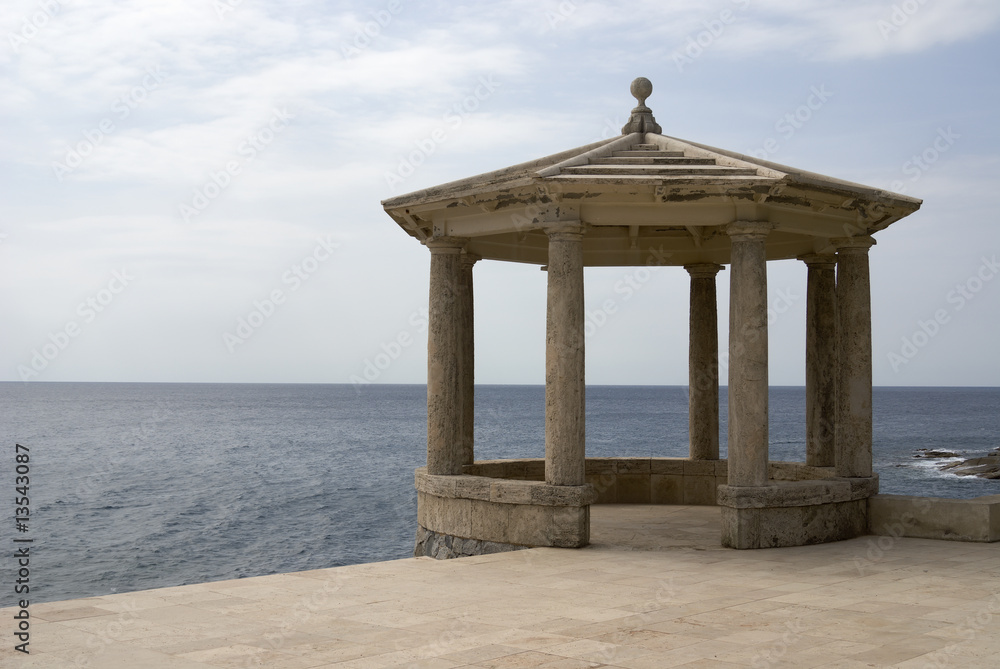 Calm scene at Mediterranean Sea