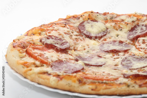 pizza isolated on white background