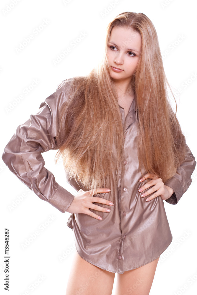 woman in a shirt woman in a shirt