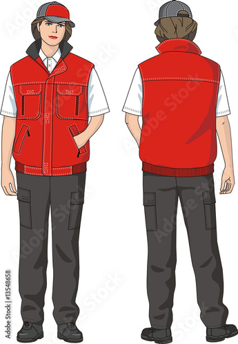 Waistcoat the female warmed