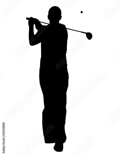 Silhouette Golfer