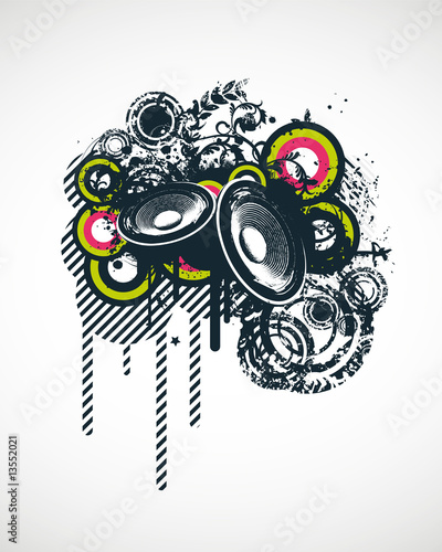 Music Design Elements Vector Illustration