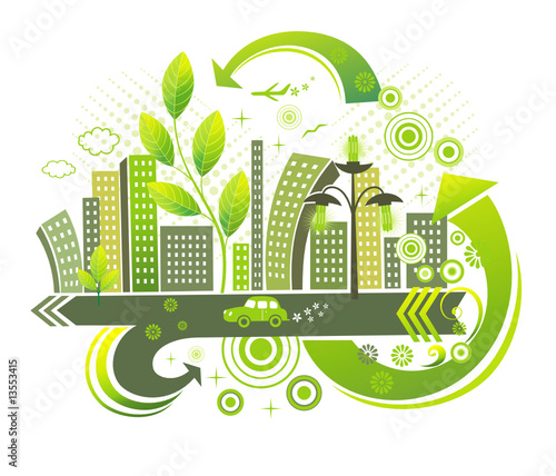 Green city.