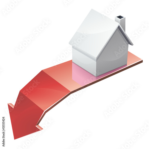 Baisse du marché immobilier (détouré)