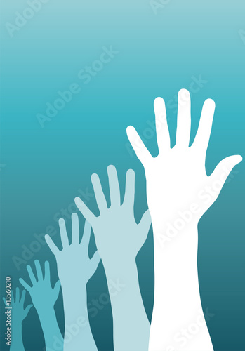 Raised hands #13560210