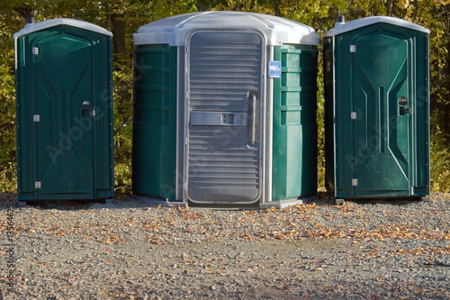Portable Potties or Outhouses photo