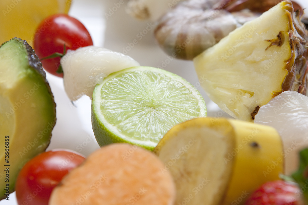 Fruit and Veg on a skewer