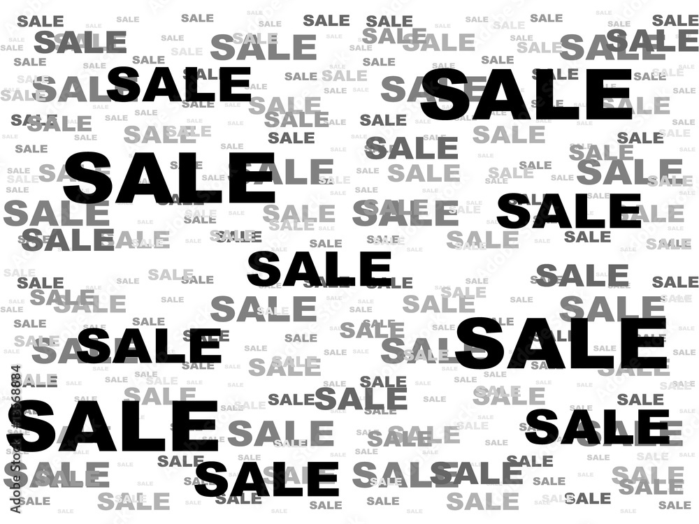 Obraz premium business background made of sale word vector illustration