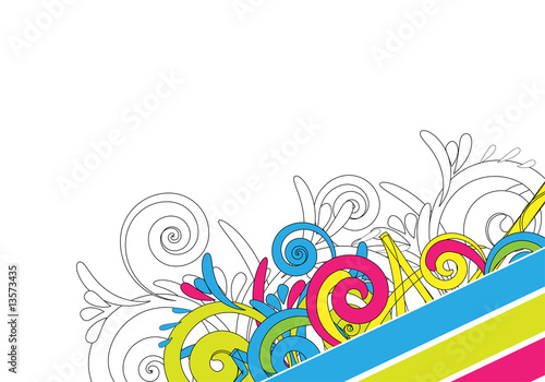 colourful abstract design