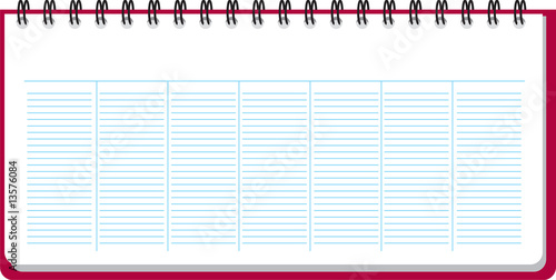 Calepin d'ecriture