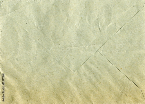 Vielle enveloppe en papier bleu